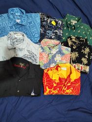 #01 Camicie da uomo stampate hawaiane 23 pezzi