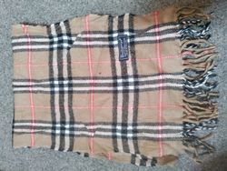 beige colour burberry scarves