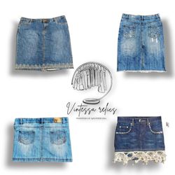 Y2K Mini-Jeansröcke