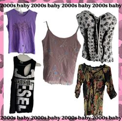 Strappy y2k tops-030
