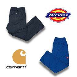カーハートとディッキーズのトラウザー