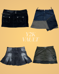 Denim mini skirt (YV-212)