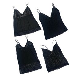 Y2k Gothic Rave Cami Tops
