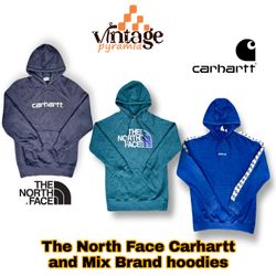 VP256 The North Face Carhartt and Mix Brand Hoodie..