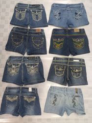 R-77 Ladies Embellished Hot Shorts-18