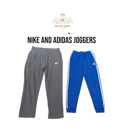 Nike and Adidas Joggers