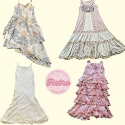Vintage Midi Dresses – Soft Pastels & Fairytale Ru..