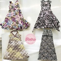 Vintage Midi Dresses – 90s Florals, Abstract Print..
