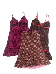 Printed poly mini dresses -10p -16/6/25