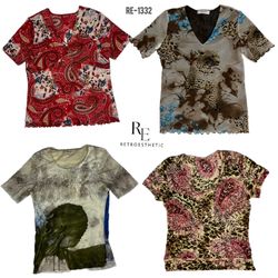Y2K Grunge Sleeveless Mix Tops (RE-1332)