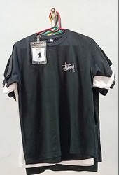 CR-131 Reworked Style Unisex Stussy T-Shirts