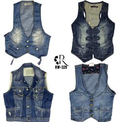 Y2K Bitney Era Denim Waistcoat(RW-329)