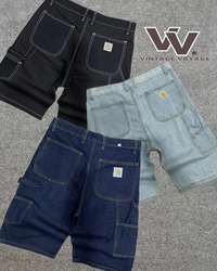 Shorts de denim estilo rework Carhartt #16625