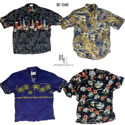 Vintage Hawaiian Men Shirts (RE-1340)