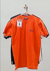 CR-133 Reworked Style Unisex Printed Stussy T-Shir..