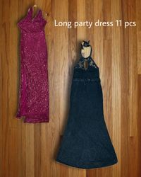 Robe de fête longue Y2k 11 pièces