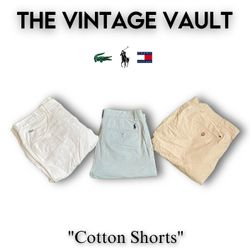 Polo Tommy Lacoste Cotton Shorts - 10 pcs
