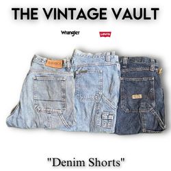 Lee Levis Wrangler Denim Shorts - 20 pcs