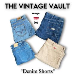 Lee Levis Wrangler Denim Shorts - 20 pcs