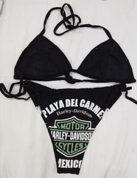 CR-4445 Reworked Harley Davidson Bikinis Sets
