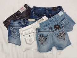 CR-4447 Reworked Mix Brand Denim Sexy Sh..