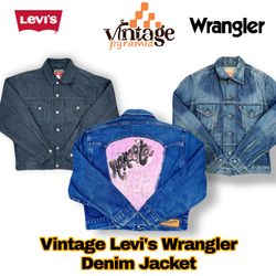 VPX06 Vintage Levi's Wrangler Denim Jackets