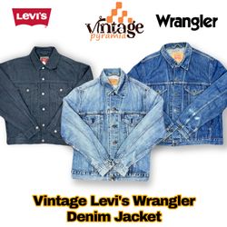 VPX07 Vintage Levi's Wrangler Denim Jackets