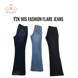 Y2k 90s Fashion Flare Jeans