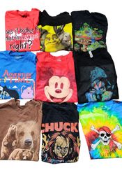40 Mixed Brand Vintage Printed T-Shirts