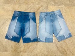 Shorts en denim non marqués de style révisé