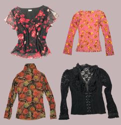 “ The Mix Floral Palette “ Blouses S-1154