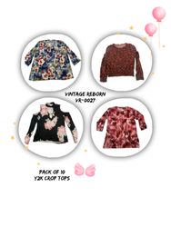 Crop tops vintage Y2k (VR-0027)