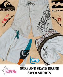 Short da bagno di Surf Wear e marchi di skateboard..