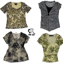 Hauts sans manches Y2K Forest Vibe (RW-335)