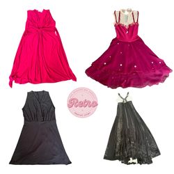 Y2K Party Dresses – Glam Black, Berry Red & Evenin..