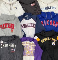 ブランデッド プロ スポーツ ジッパー NFL、NHL - 15ピース