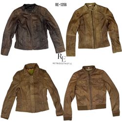 Y2K IT Girl Leather Jackets (RE-1356)