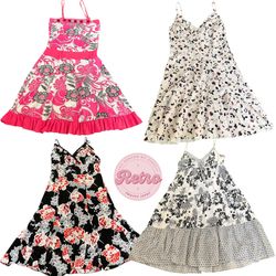 Y2K Midi Dresses – Bold Florals, Monochrome Mix & ..