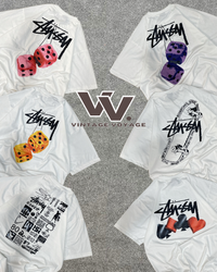 Stüssy rework style tees #16625