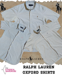 Ralph Lauren Oxford Shirts Bundle of 10 pcs (RN#12..