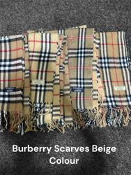 Cachecóis Burberry Y2K Cor Bege