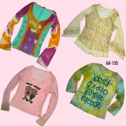 Y2K Soft Girl Era Full Sleeve Tops (AA-135)