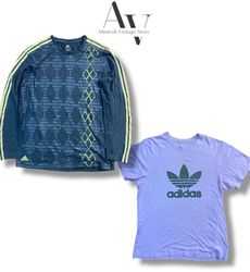 ADIDAS PRINTED AND POLO SHIRTS