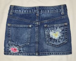 Skirt Half Embroidery Printed Unbranded