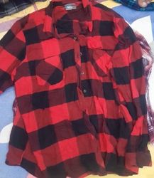 Camisas de flanela femininas sem marca