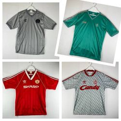 Football club T-shirt.