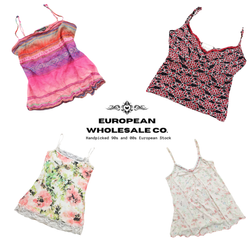 Y2K European Fairycore and Floral Cami Tops Mix(EW..