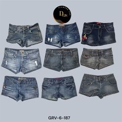 Y2K Baby Fit Denim Shorts | Early 2000s Icon (GRV-..