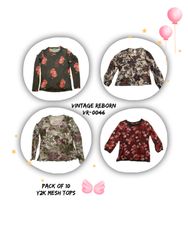 Tops en maille vintage Y2K (VR-0046)