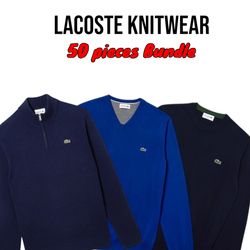 Lacoste maglieria 50 pezzi